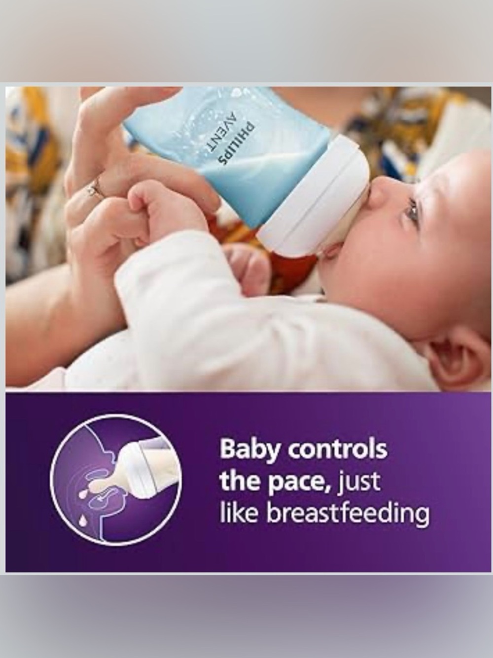 👶🍼 Philips Avent Natural Baby Bottles – 9oz Blue 4-Pack - Picture 2 of 12